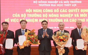 GS Nguyễn Trung Việt được bổ nhiệm giữ chức Hiệu trưởng Trường ĐH Thủy lợi