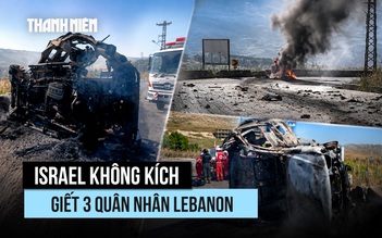 Israel không kích giết 3 quân nhân Lebanon