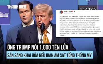 Ông Trump: 1.000 tên lửa sẵn sàng khai hỏa nếu Iran ám sát tổng thống Mỹ