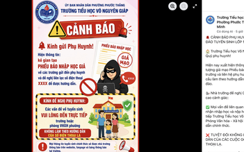 Nên đến trực tiếp trường, phòng VH-XH phường hỏi tuyển sinh đầu cấp, tránh bị lừa đảo