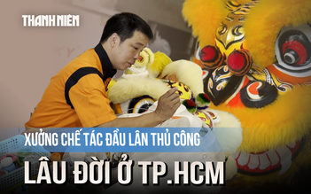 Khám phá xưởng chế tác đầu lân thủ công lâu đời ở TP.HCM