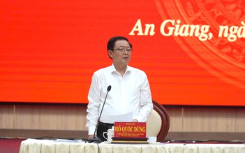 Phó thủ tướng Hồ Quốc Dũng làm việc với tỉnh An Giang