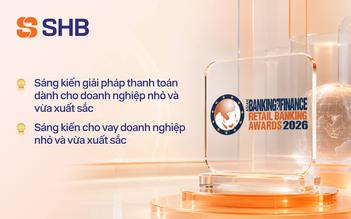 SHB được vinh danh với sáng kiến cho vay và thanh toán xuất sắc cho SME