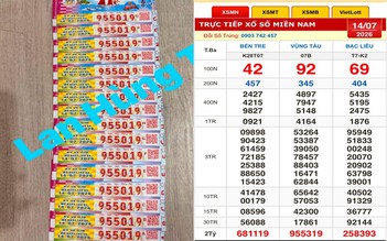 Xổ số miền Nam ngày 14 tháng 7: Góp tiền mua vé số, trúng đài Vũng Tàu