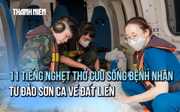 11 tiếng nghẹt thở cứu sống bệnh nhân liệt hoàn toàn từ đảo Sơn Ca về đất liền