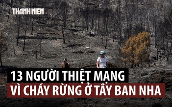 Cháy rừng dữ dội làm 12 người nước ngoài thiệt mạng ở Tây Ban Nha
