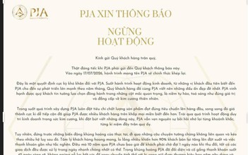 Một tiệm kim cương tại TP.HCM 'chào tạm biệt'