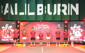 Đỗ Minh Quân, Trịnh Linh Giang và Trương Vinh Hiển cùng chung đội pickleball