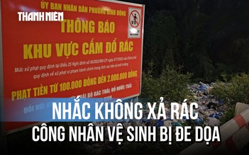 Rác bủa vây đường Nguyễn Văn Linh, công nhân vệ sinh bị đe dọa