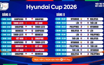 Lịch thi đấu trọn vẹn vòng bảng ASEAN Cup 2026: Xem trực tiếp những kênh nào?