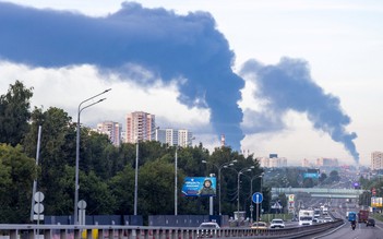 Chiến sự Ukraine ngày 1.607: Moscow lại chịu đợt không kích quy mô rất lớn