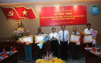 Cà Mau truy tặng danh hiệu mẹ Việt Nam anh hùng