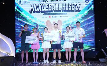 350 VĐV tranh tài sôi nổi giải pickleball HOSE 26