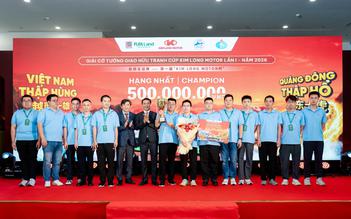 'Quảng Đông Thập Hổ' đạt hạng nhất giải cờ tướng giao hữu tranh cúp Kim Long Motor