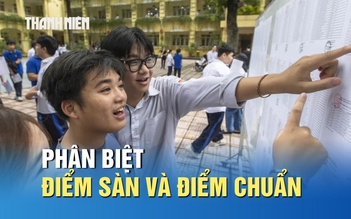 Điểm sàn và điểm chuẩn: Hai khái niệm thí sinh cần phân biệt rõ