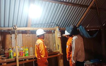 Đóng điện dự án ổn định dân cư ở xã Krong
