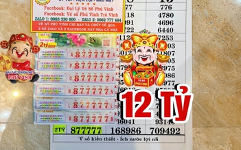 Mua vé có dãy số lạ 877777, người phụ nữ trúng độc đắc 12 tỉ xổ số miền Nam