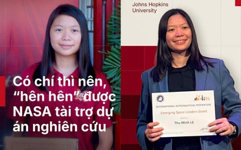 Cựu VASer học vượt cấp tại Mỹ, được NASA tài trợ dự án nghiên cứu tiến sĩ