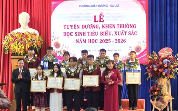 Phường Xuân Hương - Đà Lạt tuyên dương gần 500 học sinh tiêu biểu, tiếp sức khát vọng vươn lên