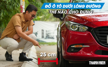 Đỗ xe dưới lòng đường thế nào để không bị phạt?