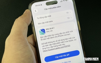 Apple phát hành iOS 26.6.1, người dùng iPhone nên cập nhật sớm