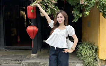 Thoát mác điệu đà với sự biến tấu từ áo blouse tay phồng cùng quần jeans