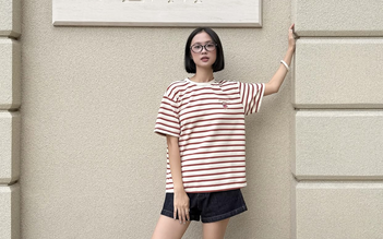 Áo kẻ ngang quen thuộc trở thành tâm điểm của giới trẻ