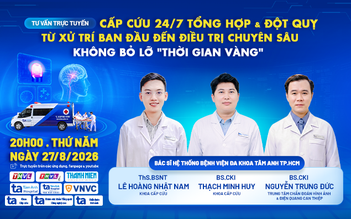 Cấp cứu 24/7 tổng hợp, đột quỵ: Điều trị chuyên sâu, không lỡ 'thời gian vàng'