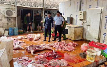 Chuyển công an điều tra gần 1 tấn thịt lợn bẩn, nhiễm dịch tả lợn châu Phi