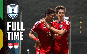 Hòa Singapore, đội tuyển Indonesia bị loại sốc ở vòng bảng ASEAN Cup 2026