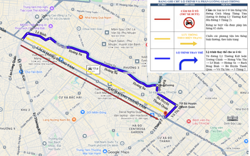 Thi công metro số 2: TP.HCM cấm ô tô một chiều trên đường Cách Mạng Tháng 8