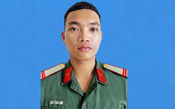 Hạ sĩ Cao Tuấn Anh dũng cảm hy sinh khi cứu đồng đội