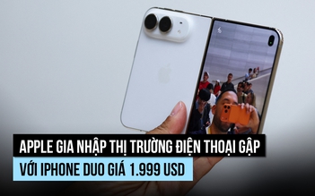 Apple gây chấn động thị trường điện thoại gập với iPhone Duo giá 1.999 USD