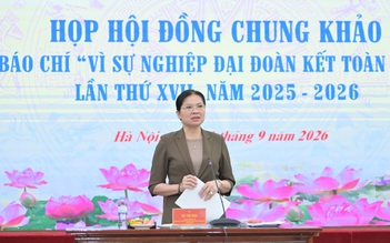 116 tác phẩm vào vòng chung khảo giải báo chí của Mặt trận Tổ quốc