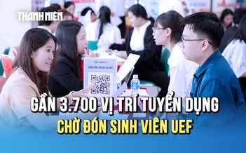 Hơn 100 doanh nghiệp mang gần 3.700 vị trí tuyển dụng đến sinh viên UEF