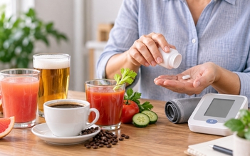 Đang uống thuốc huyết áp, nên tránh những đồ uống nào?