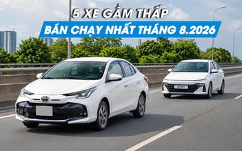 Người Việt mua xe sedan nào nhiều nhất tháng 8.2026?