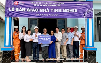 PC Đắk Lắk bàn giao 4 nhà tình nghĩa từ nguồn đóng góp của người lao động PC Đắk Lắk bàn giao 4 nhà tình nghĩa từ nguồn đóng góp của người lao động