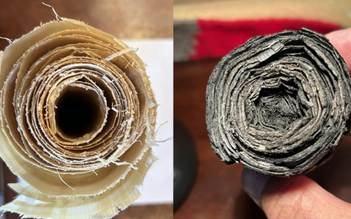 Đã tìm ra cách giải mã các cuộn giấy cói Herculaneum