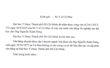 Lãnh án tù vì dùng bằng giả hành nghề bác sĩ, khám hơn 4.500 lượt bệnh nhân