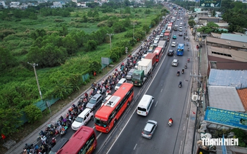 Mở rộng quốc lộ 1 ở TP.HCM, giải phóng mặt bằng qua xã Tân Nhựt ra sao?