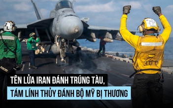 Rộ tin 8 lính thủy đánh bộ Mỹ bị thương vì tên lửa Iran
