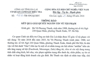 Từ tố giác của nhà văn Gào, công an khởi tố vụ án làm nhục người khác