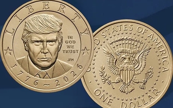 Đồng xu vàng 1 USD in hình ông Trump có giá bao nhiêu?