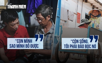 Người bà 73 tuổi đẩy xe vé số nuôi cháu bại não suốt hơn 30 năm: 'Sao tôi nỡ bỏ...'