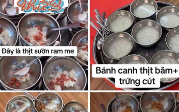 Suất ăn của trẻ bị phản ánh sơ sài, xã kiểm tra trường mầm non