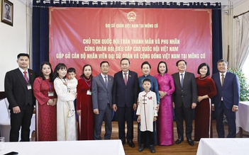 Chủ tịch Quốc hội Trần Thanh Mẫn gặp gỡ cộng đồng kiều bào tại Mông Cổ