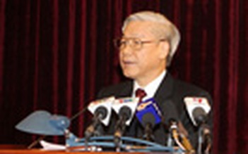 Tổng bí thư Nguyễn Phú Trọng: Đẩy lùi tình trạng suy thoái về tư tưởng chính trị, tệ tham nhũng, lãng phí