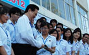 Thủ tướng gặp gỡ sinh viên Đại học Quốc gia TP.HCM