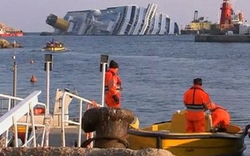 Nhiên liệu được rút khỏi tàu Costa Concordia